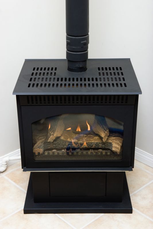 Completed Gas Fireplace Setup